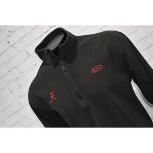 Drake Waterfowl Fleece Shirt Pullover Mens Size XL Alabama Crimson Tide Black